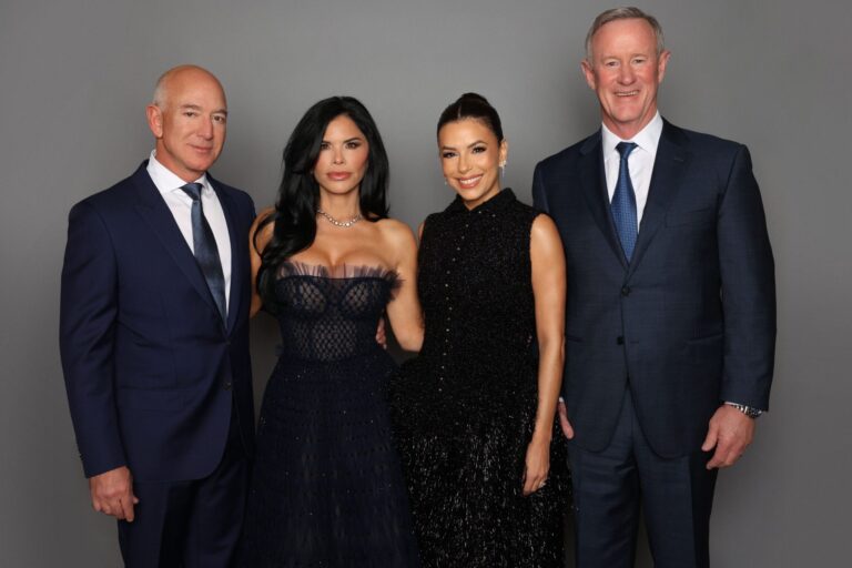 Jeff Bezos gave $100 million to actress Eva Longoria and the retired admiral who oversaw the capture of Osama bin Laden to use as they see fit