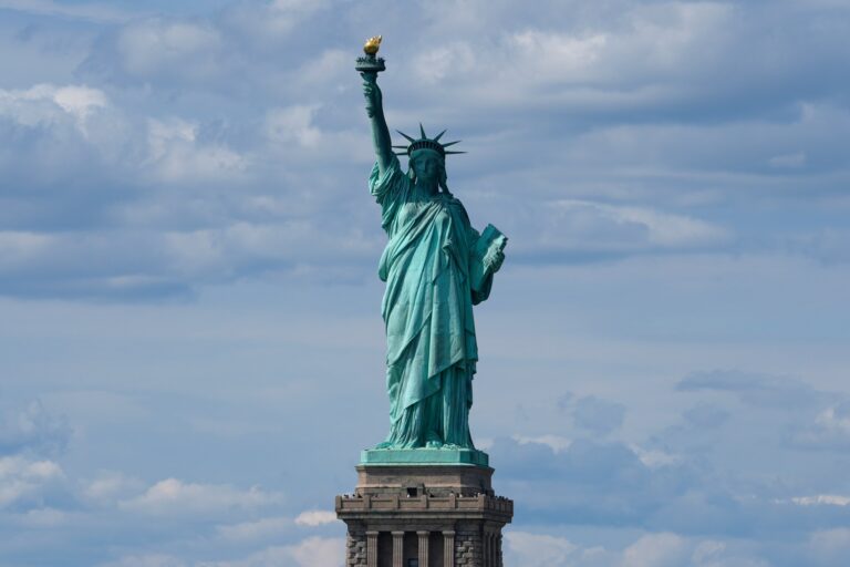 A French politician wants the U.S. to return the Statue of Liberty after 140 years. But it can’t actually do that