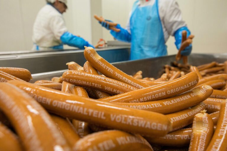 Volkswagen’s own-brand currywurst sausage proves almost as popular as its cars amid automotive sales decline