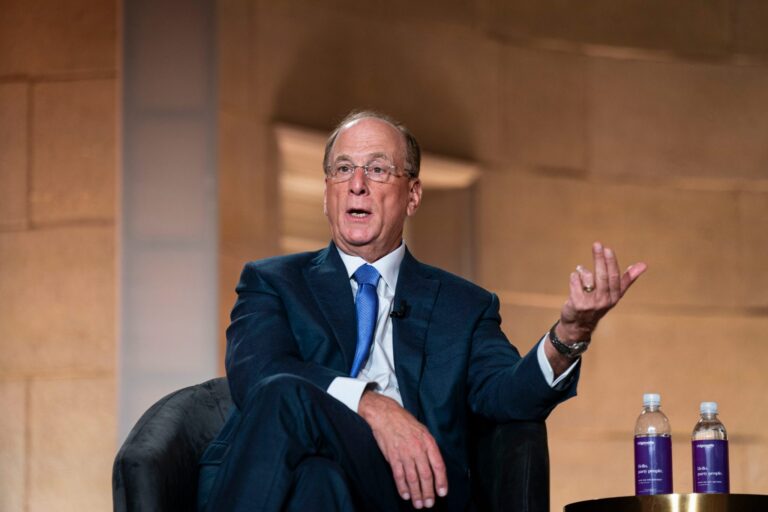 Larry Fink says retirement is a benefit increasingly limited to Fortune 500 employees, and widening the scope should be a ‘national priority’ 